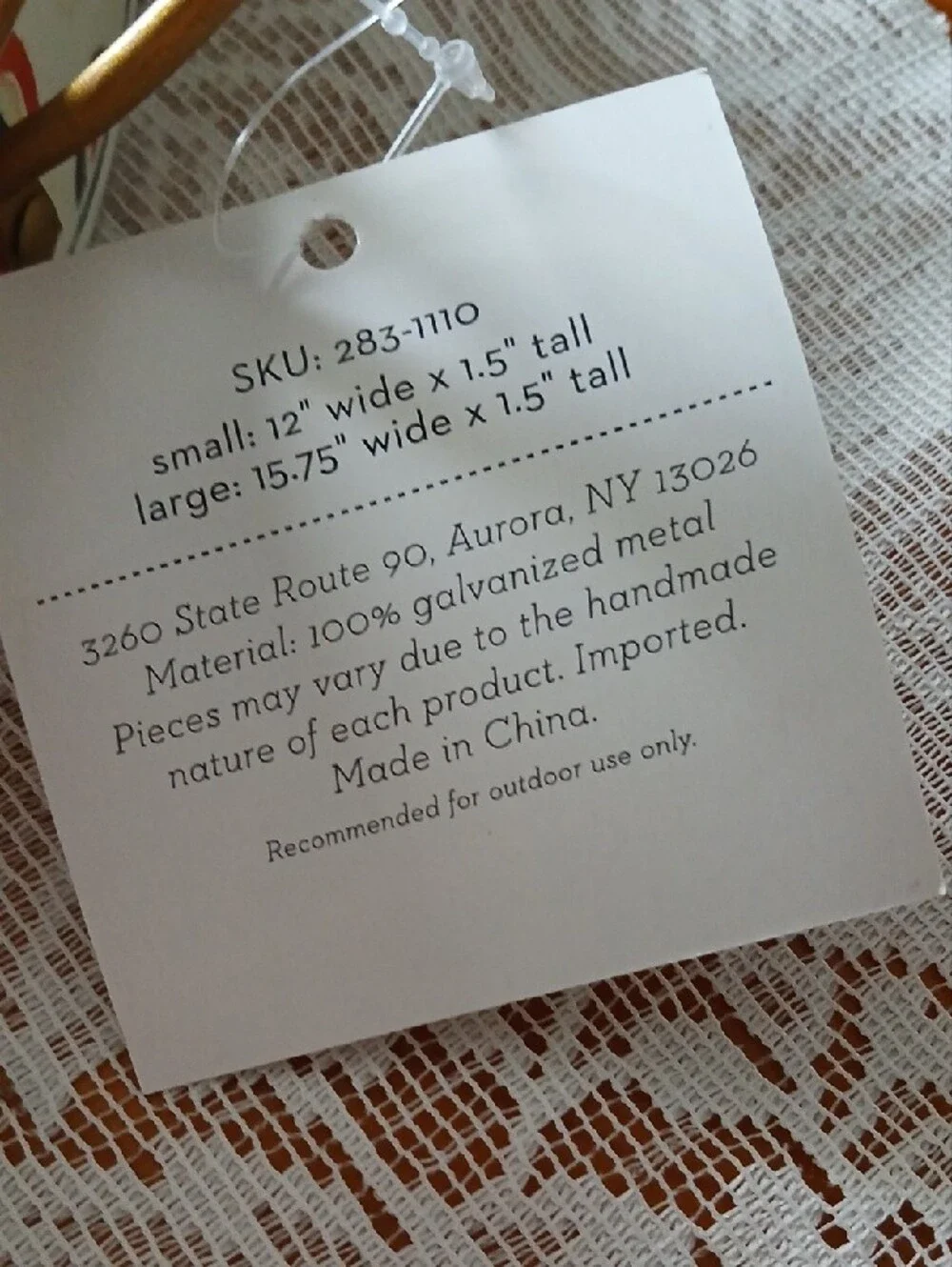 MacKenzie-Childs these are tags